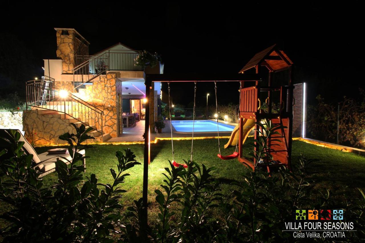 Villa Four Seasons, Heated Pool And 3 En-Suite Bathrooms Velika Čista Εξωτερικό φωτογραφία