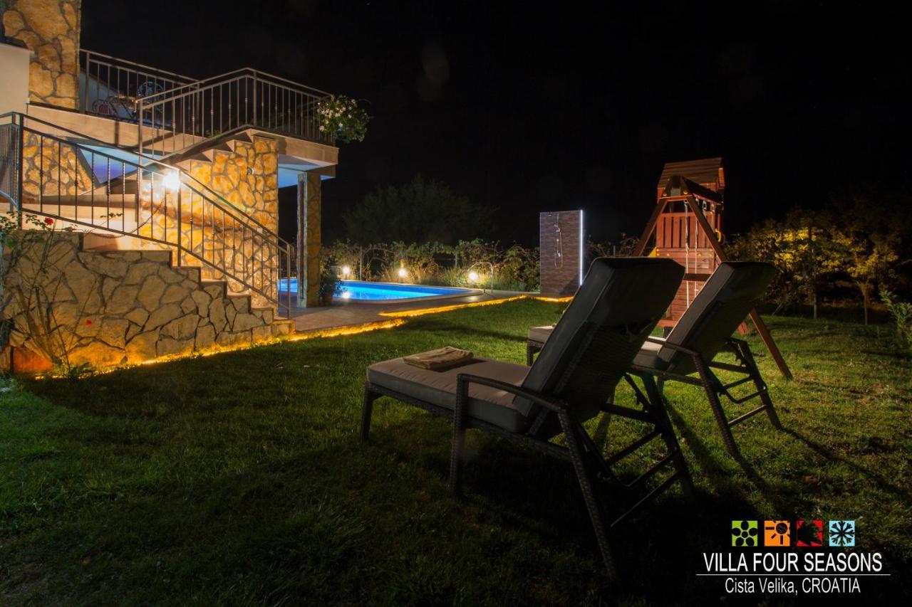 Villa Four Seasons, Heated Pool And 3 En-Suite Bathrooms Velika Čista Εξωτερικό φωτογραφία
