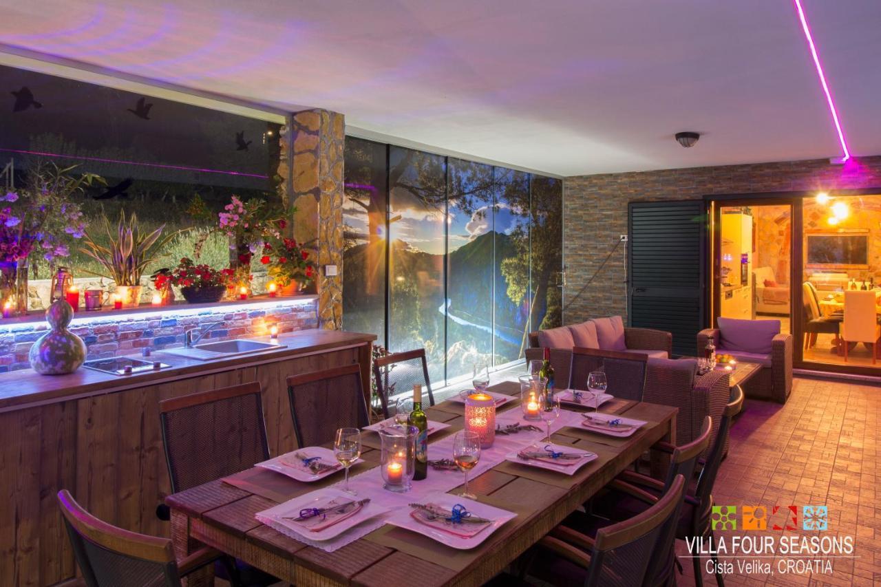 Villa Four Seasons, Heated Pool And 3 En-Suite Bathrooms Velika Čista Εξωτερικό φωτογραφία